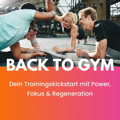 BACK TO GYM - BACK TO GYM:  Booster, Creatin &amp; BCAA für dein Training