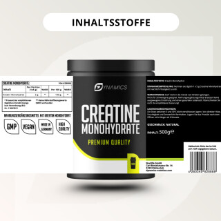 Dynamics - Creatine Monohydrate - 500g