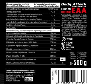 Body Attack - Extreme Instant-EAA - 500g