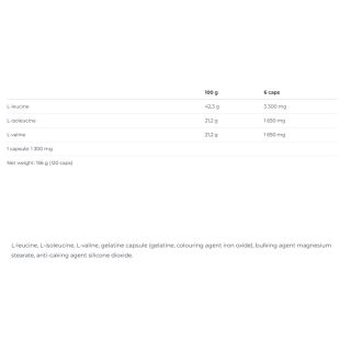 Nutrend - BCAA COMPRESSED - 120 Kapseln