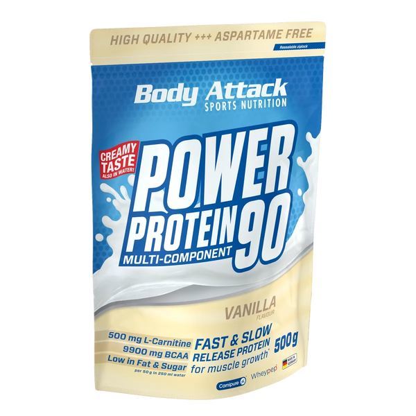 Body Attack - Power Protein 90 Vanilla - 500g