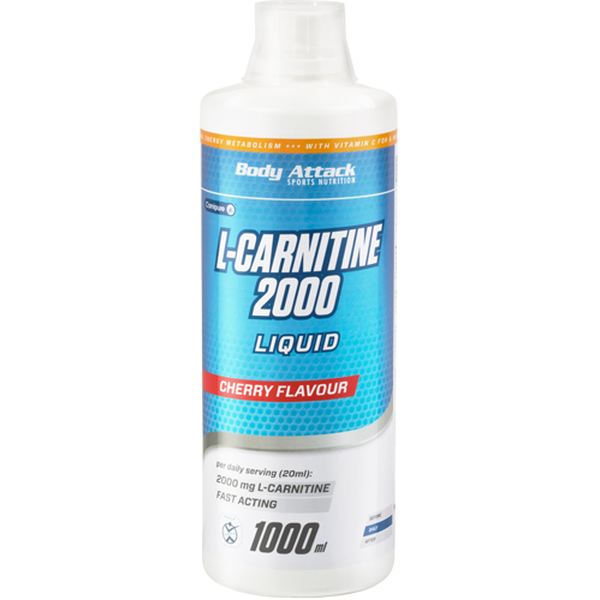 Body Attack - L-Carnitin Liquid 1000ml Kirsche