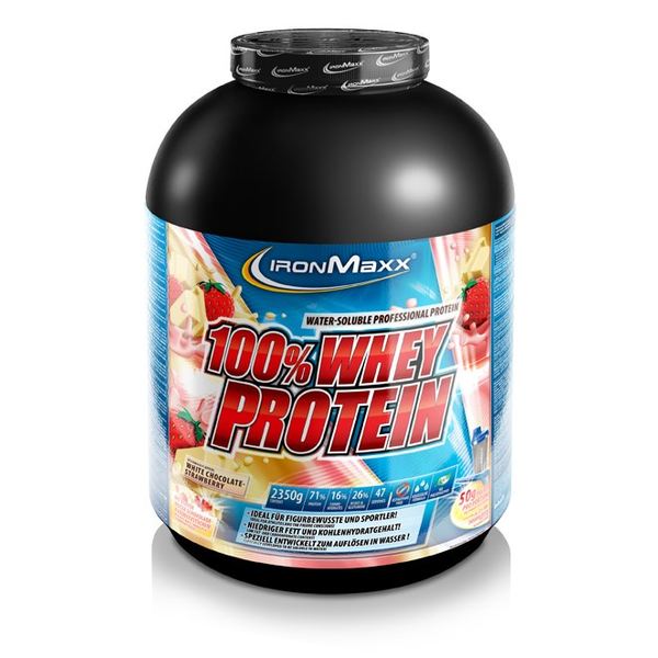 Ironmaxx - 100% Whey Protein 2350g Erdbeere
