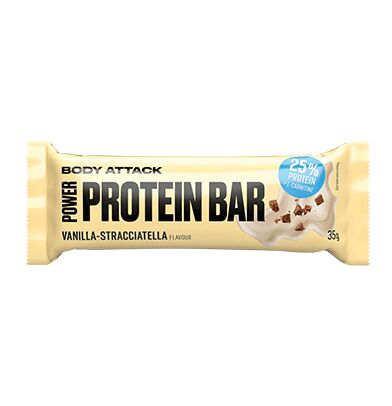 Body Attack - Power-Protein Bar 35 g  Vanilla Stracciatella