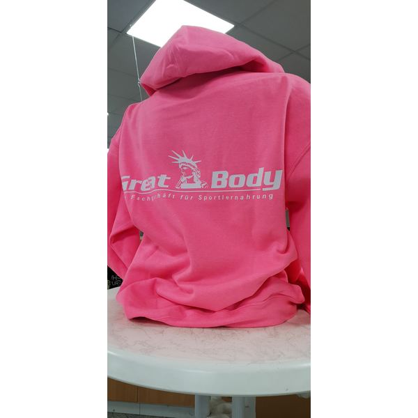 Great Body - Hoodie Pink/Wei S