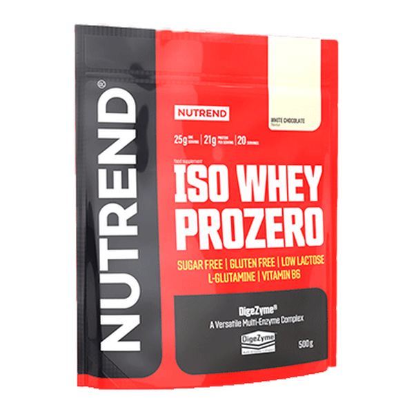 Nutrend - ISO WHEY PROZERO - 500g Weisse Schokolade