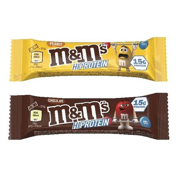 M&M M und M Protein Bar 51g Erdnuss