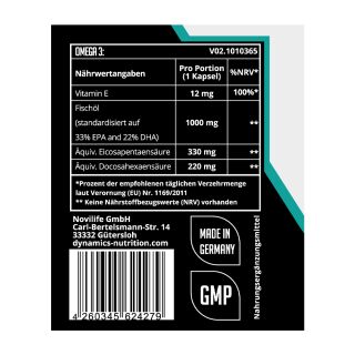 Dynamics - Omega 3 - 90 Kapseln