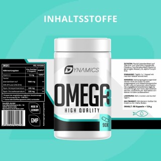 Dynamics - Omega 3 - 90 Kapseln