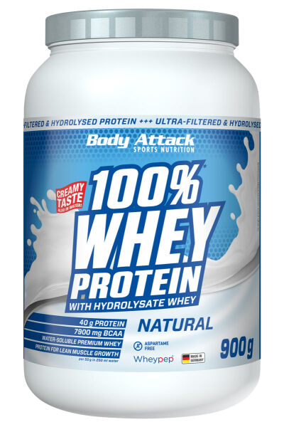 Body Attack - 100 % Whey-Protein Neutral 900g