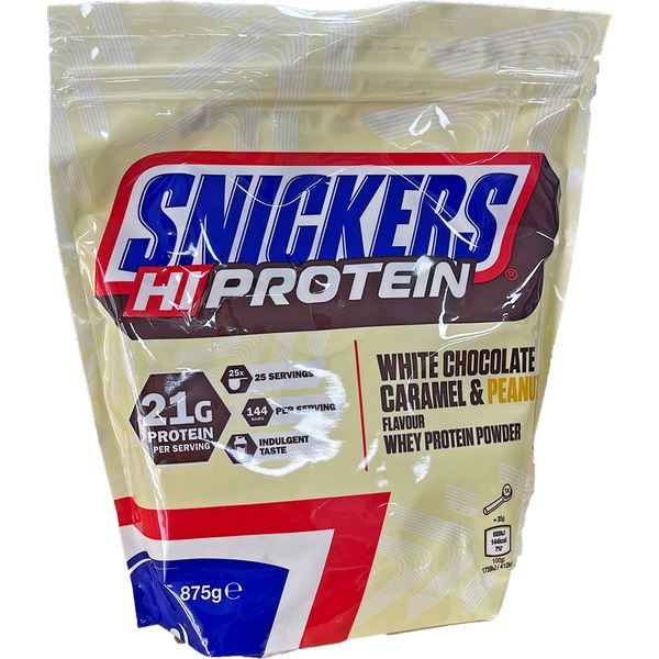 Snickers Protein Powder - 875g - white chocolate