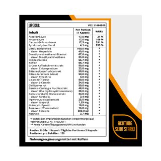 Dynamics - Lipokill - 120 Kapseln