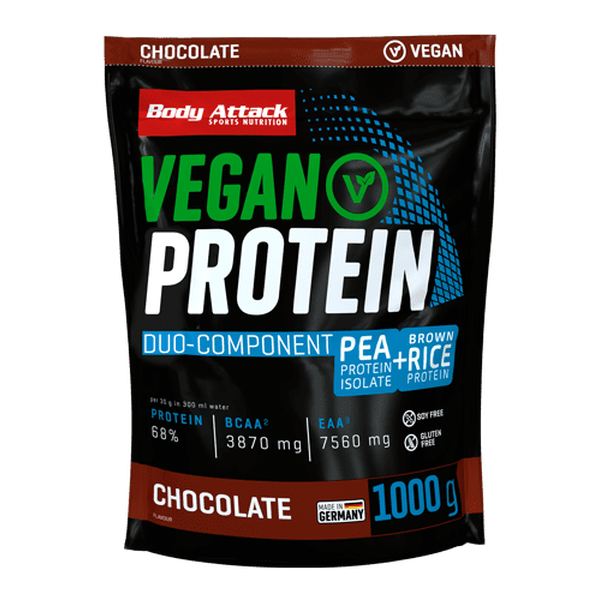 Body Attack - Vegan Protein - 1 kg Vanilla