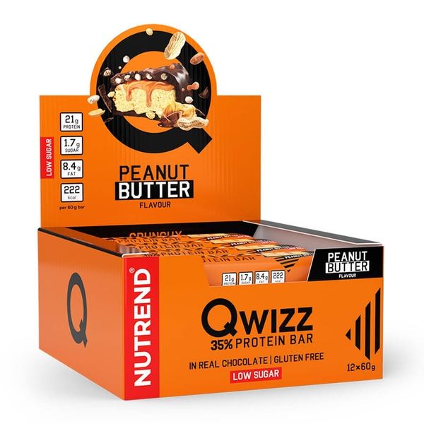Nutrend - QWIZZ Protein Bar - 60g Erdnussbutter