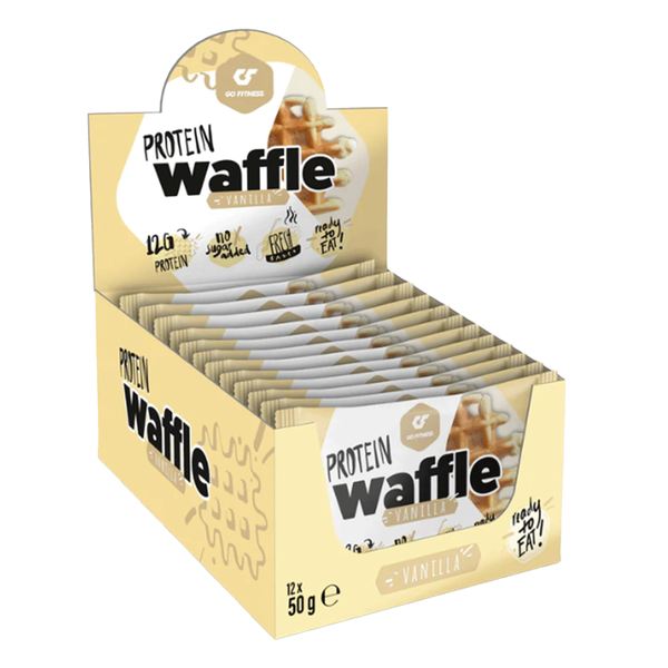 GO Fitness - Protein Waffle - 50g Vanilla