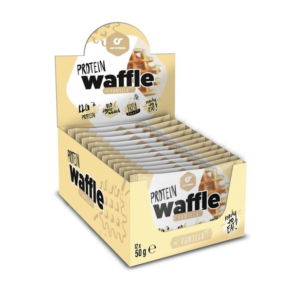 GO Fitness - Protein Waffle - 50g Vanilla