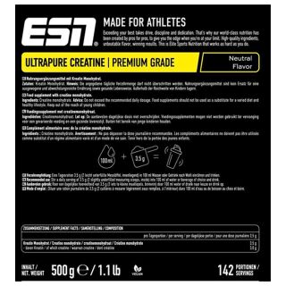 ESN - Ultrapure Creatine - 500g