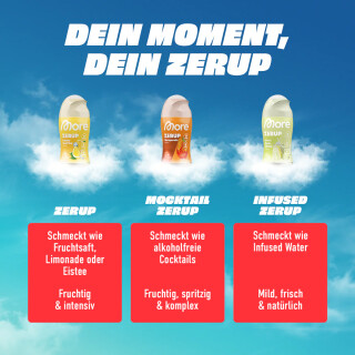 More Nutrition - Zerup - Getränkesirup ohne Zucker - 65ml