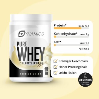 Dynamics - Pure Whey - 850g Vanilla Dream