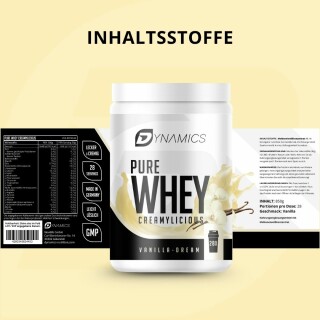 Dynamics - Pure Whey - 850g Vanilla Dream