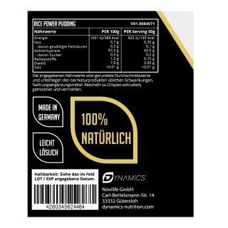 Dynamics - Rice Power Pudding - 1kg