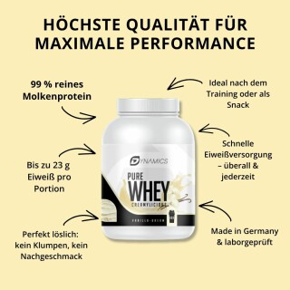 Dynamics - Pure Whey - 2000g Vanilla Dream