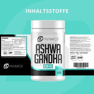 Dynamics - Ashwagandha - 120 Kapseln