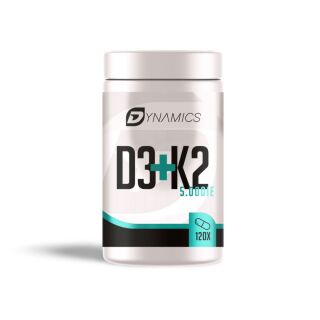 Dynamics - Vitamin D3 + K2 - 120 Kapseln