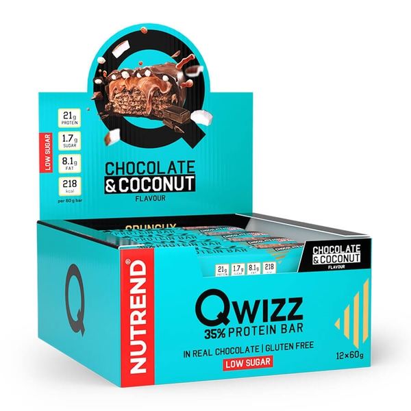 Nutrend - QWIZZ Protein Bar - 60g Cookies & Cream