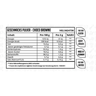 Dynamics - Geschmackspulver - 150g Chocolate-Brownie