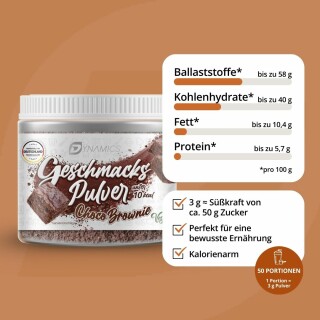 Dynamics - Geschmackspulver - 150g Chocolate-Brownie