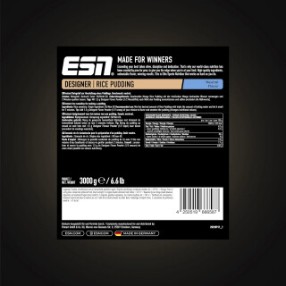 ESN - Rice Pudding - 3kg