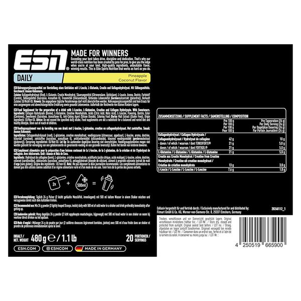 ESN - Daily - 480g Pineappke Coconut