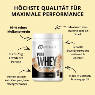 Dynamics - Pure Whey - 850g Zimt Cereal