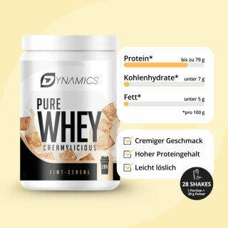 Dynamics - Pure Whey - 850g Zimt Cereal