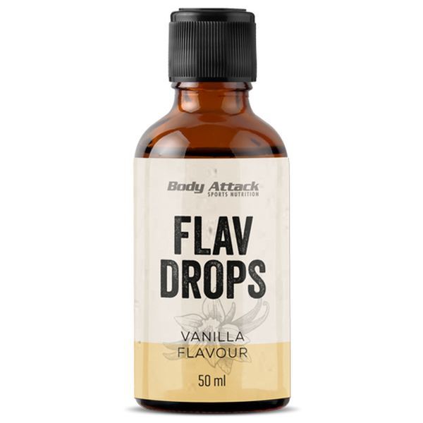 Body Attack - Flav Drops - 50ml Strawberry Cheesecake
