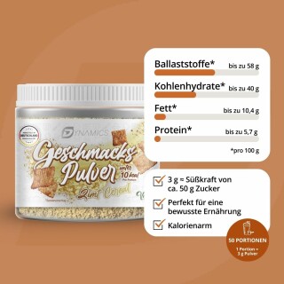 Dynamics - Geschmackspulver - 150g Zimt Cereal