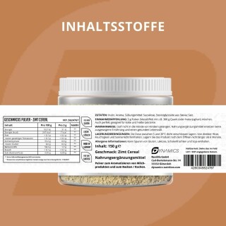 Dynamics - Geschmackspulver - 150g Zimt Cereal