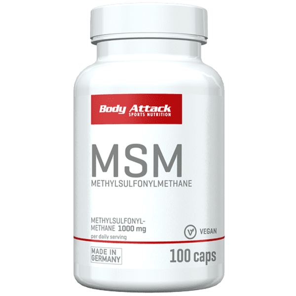 Body Attack - MSM - 100 Kapseln