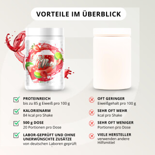 Dynamics - Clear Whey Isolate - 500g Erdbeere Limette