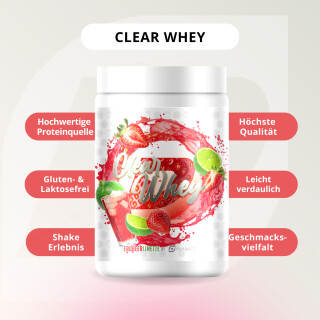 Dynamics - Clear Whey Isolate - 500g Erdbeere Limette