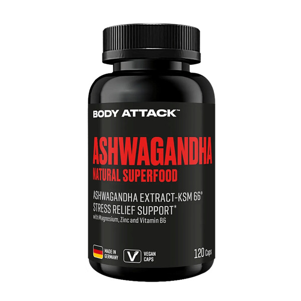Body Attack - Ashwagandha - 120 Kapseln