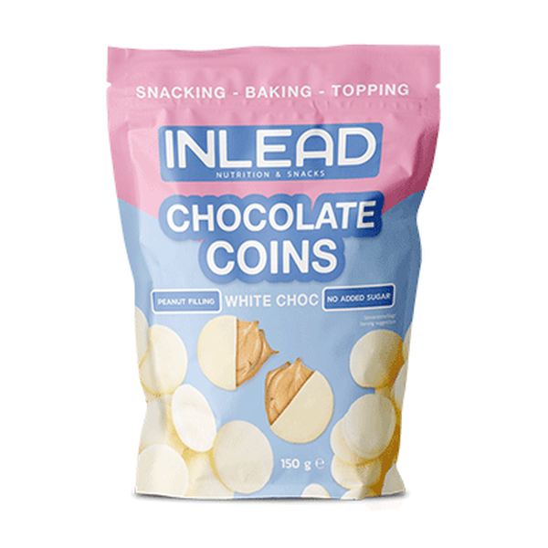 Inlead - Chocolate Coins - 150 g White Choc