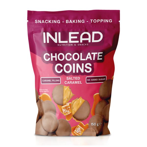 Inlead - Chocolate Coins - 150 g Salted Caramel