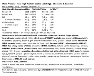 Mars - High Protein Cookie 60g