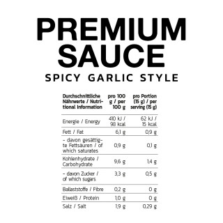 Inlead Premium Sauce - 350ml Spicy Garlic Style