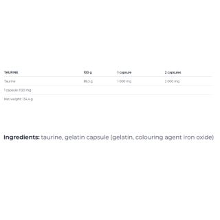 Nutrend - Taurine - 120 Kapseln