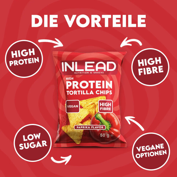 Inlead High Protein Tortilla Chips - 50 g