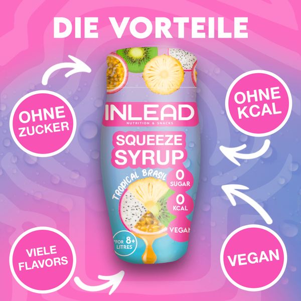 Inlead - Squeeze Syrup -  65ml Miami Orange