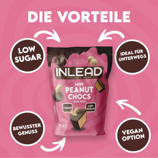 Inlead - Mini Peanut Chocs - 72g